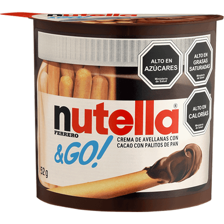 Nutella - Crema de Avellana Go 52 g x 5